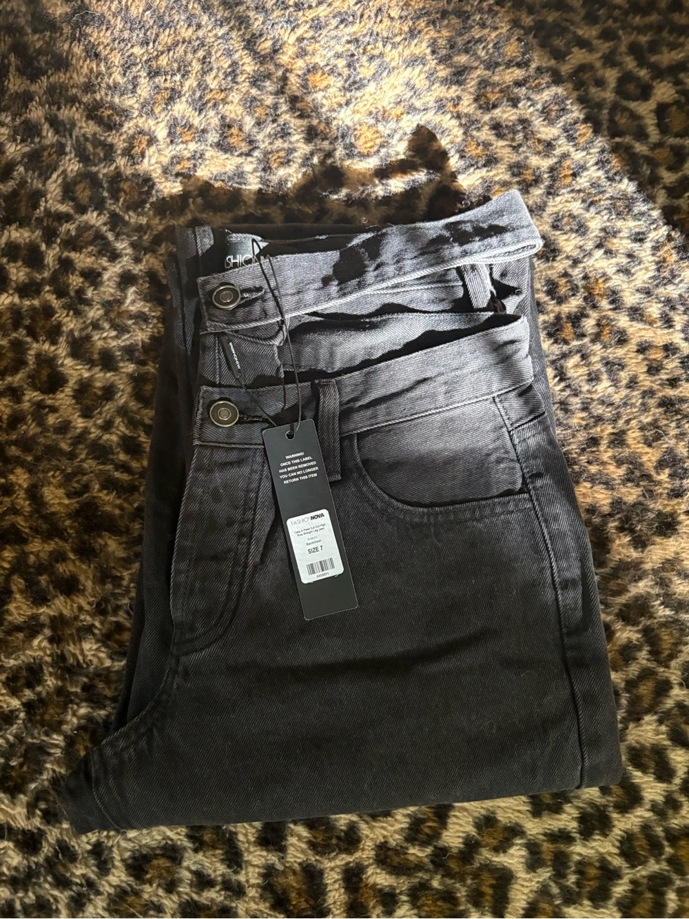 Fashion Nova High-Rise Black Denim Jeans